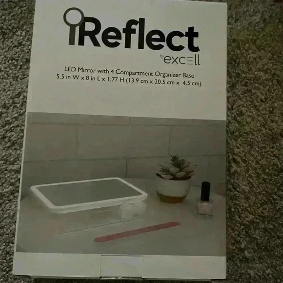 LED mirror with 4 compartments - Picture 2 of 2